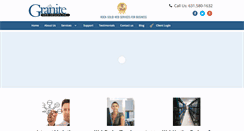 Desktop Screenshot of granitewebdesign.com