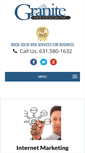 Mobile Screenshot of granitewebdesign.com